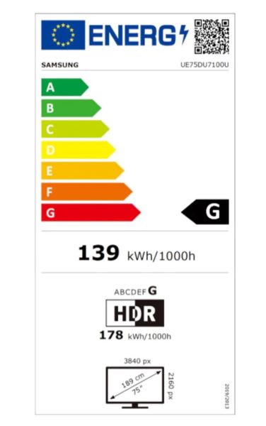 Samsung 70DU7100 70'' 4K Ultra HD Smart Led TV