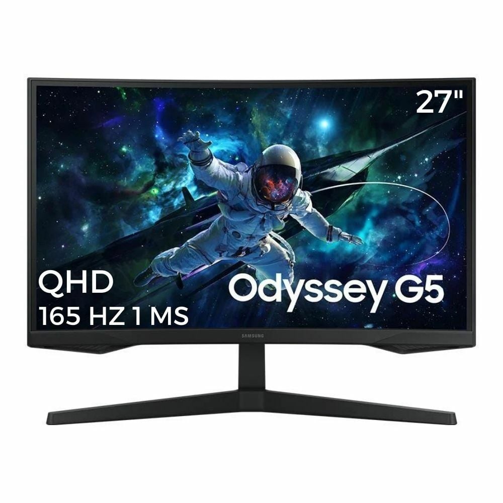 Samsung Odyssey G5 LS27CG552EUXUF 27'' 1 MS 165 Hz QHD Curved Monitör  (Samsung Türkiye Garantili)