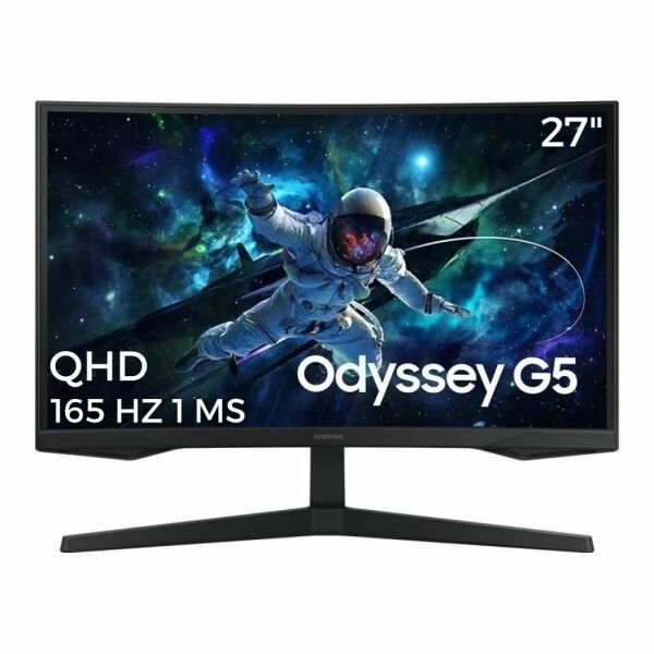 Samsung Odyssey G5 LS27CG552EUXUF 27'' 1 MS 165 Hz QHD Curved Monitör  (Samsung Türkiye Garantili)