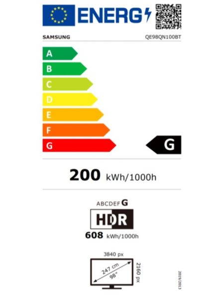 Samsung 98QN100B 4K Ultra HD 98'' 248 Ekran Uydu Alıcılı Smart Neo QLED TV  (Samsung Türkiye Garantili)