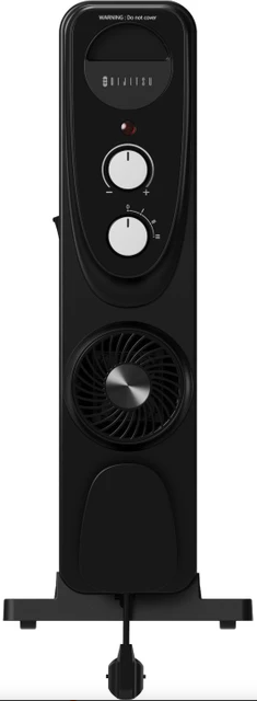 Dijitsu DYR30 11 Dilim Siyah Turbo Fanlı Yağlı Radyatör