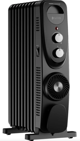Dijitsu DYR30 11 Dilim Siyah Turbo Fanlı Yağlı Radyatör