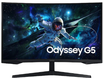 Samsung Odyssey G5 G55C LS32CG552EUXUF 32'' 1 MS 165 Hz 2K QHD Curved VA LED Monitör(SAMSUNG TÜRKİYE GARANTİLİ)