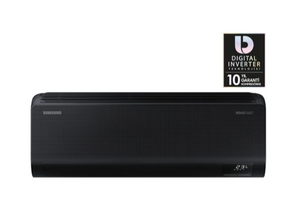 Samsung WindFree Premium Black AR09CXFCABT/SK 9000 BTU Duvar Tipi Split Klima