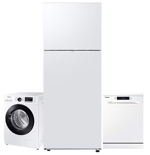 SAMSUNG RB52DS33ESA BUZDOLABI + DV90CGC0A0ABAH KURUTMA MAKİNESİ + WW90DG6U25LBAH ÇAMAŞIR MAKİNESİ + DW60DG540FSR BULAŞIK MAKİNESİ